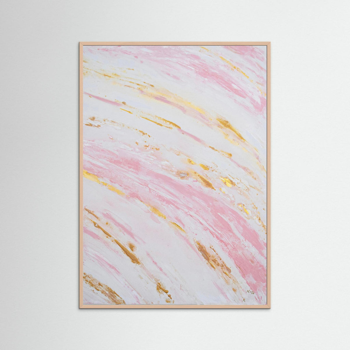 Fine Art Paper Print: "Blush Tides Piece 2"