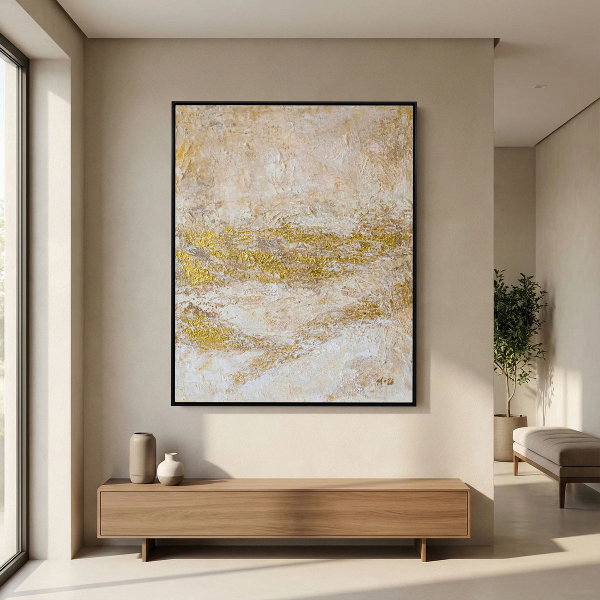 Canvas Print: "Golden Tides"
