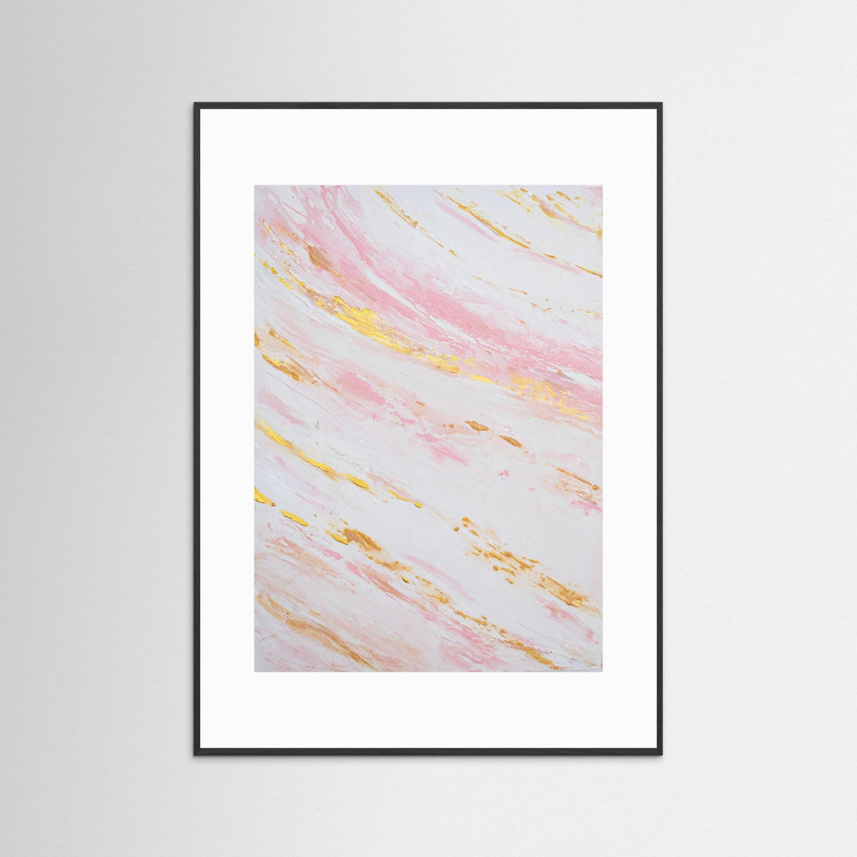Fine Art Paper Print: "Blush Tides Piece 1"