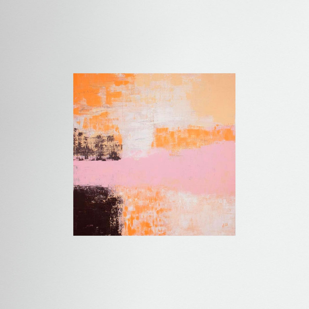 Fine Art Paper Print: "Coral Sunset"