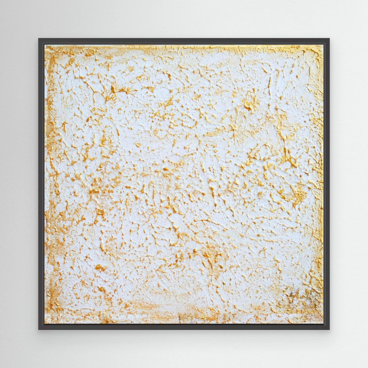 Canvas Print: "Organic 3D gold painting"