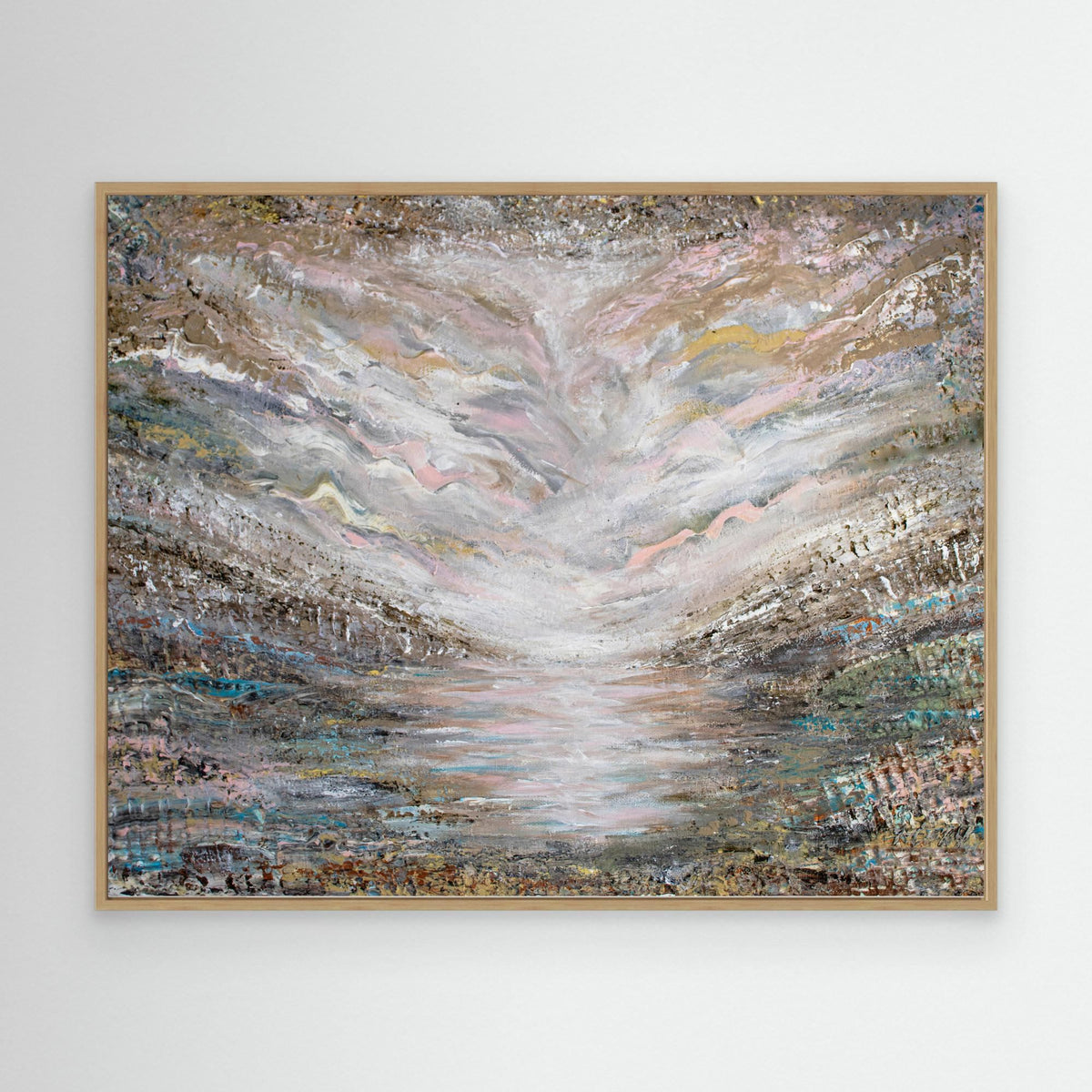 Canvas Print: "Shades of Pink"