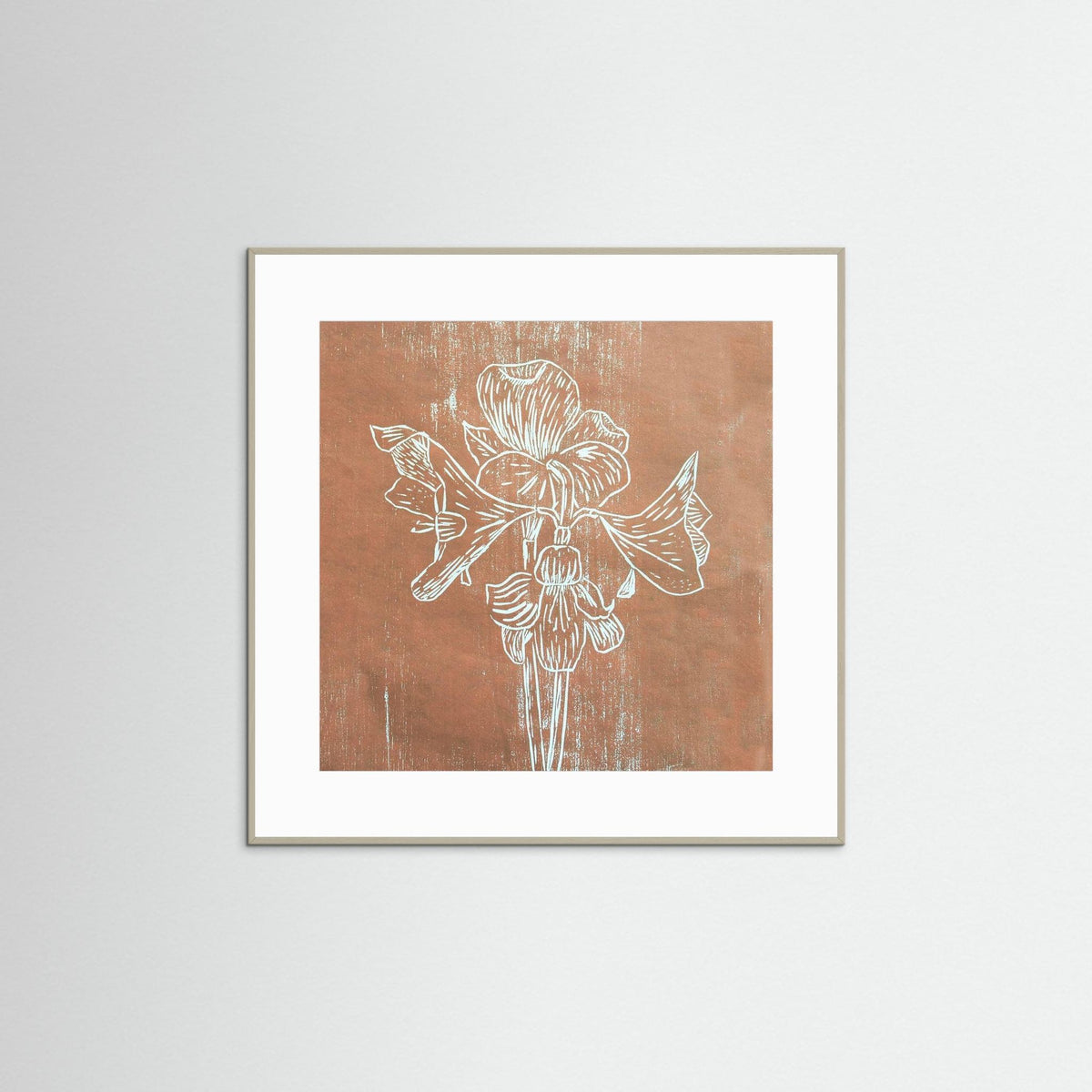 Fine Art Papaer Print: "Brown Amaryllis" 