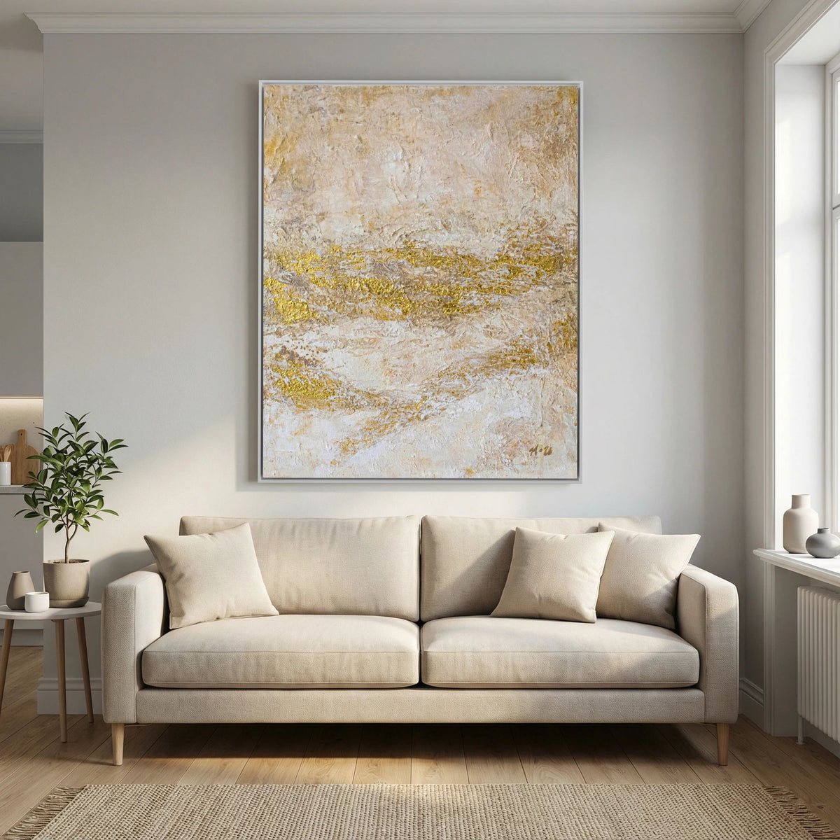 Canvas Print: "Golden Tides"