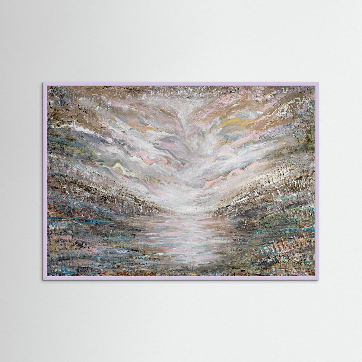 Fine Art Paper Print: "Shades of pink"