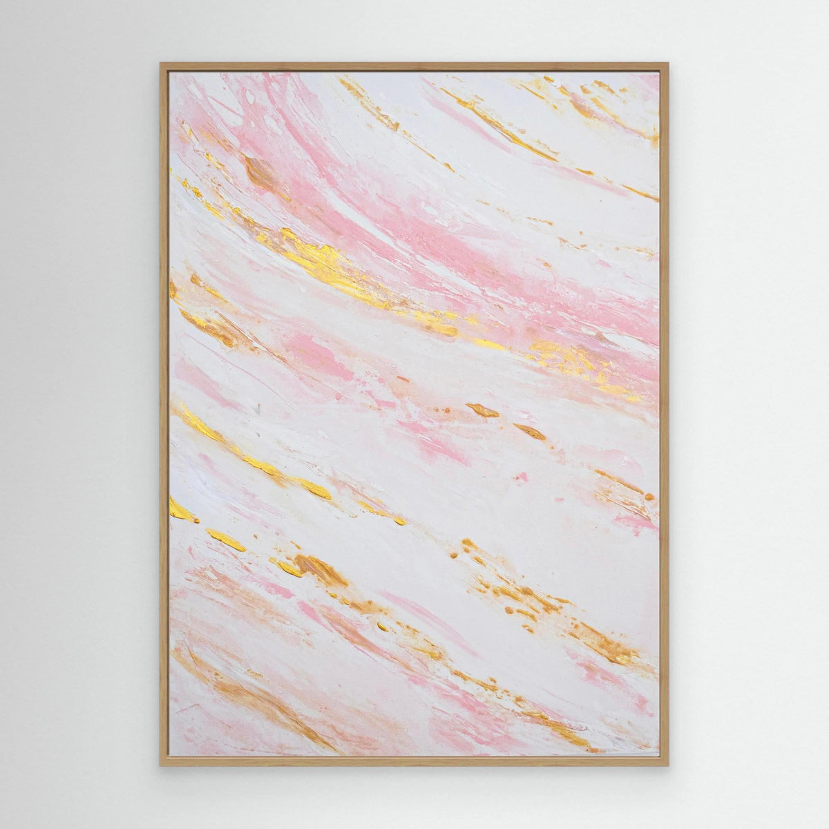 Canvas Print: "Blush Tides" piece 1 