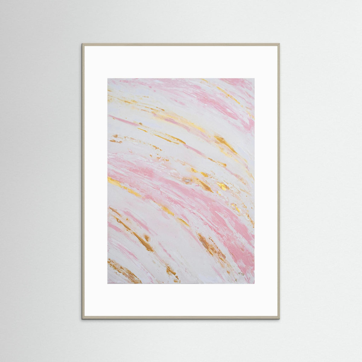 Fine Art Paper Print: "Blush Tides Piece 2"
