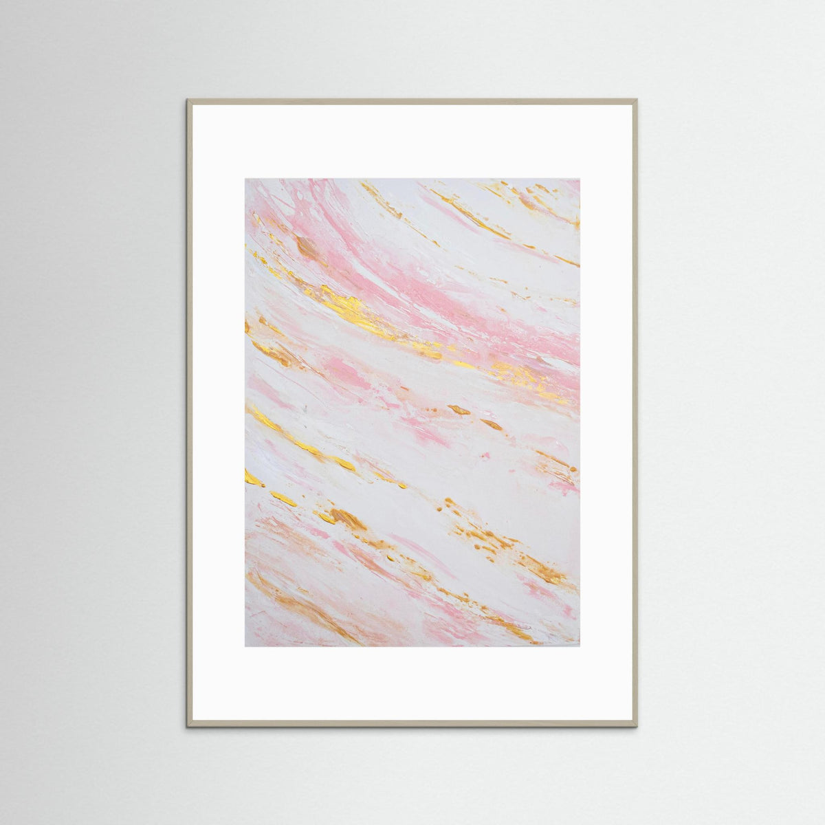 Fine Art Paper Print: "Blush Tides Piece 1"