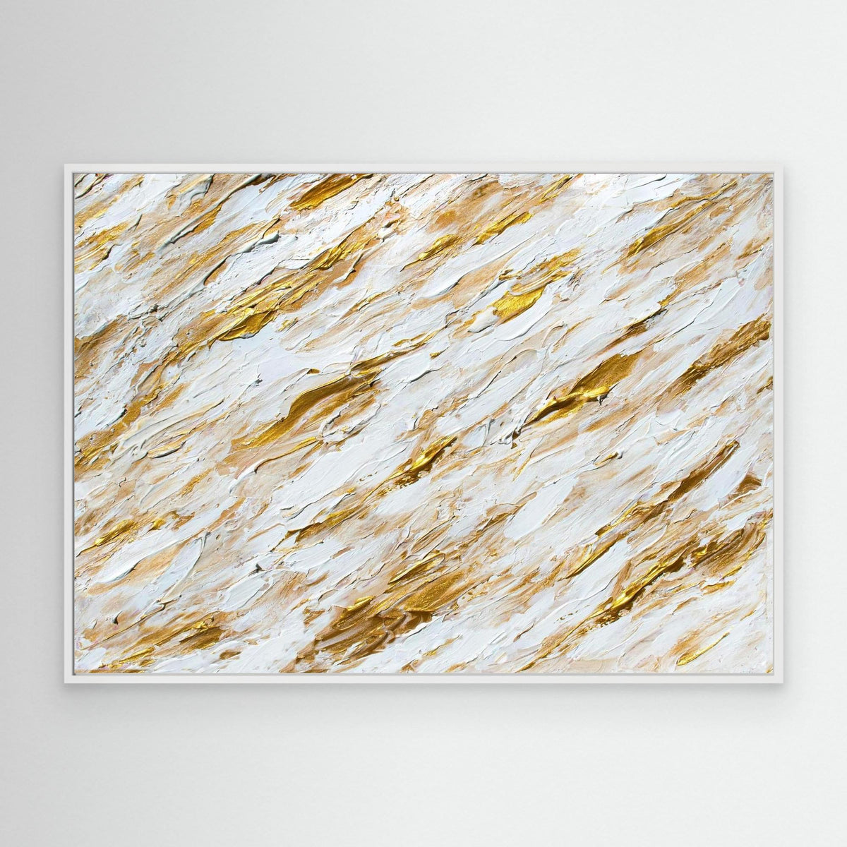 Canvas Print: "Splashing Gold"