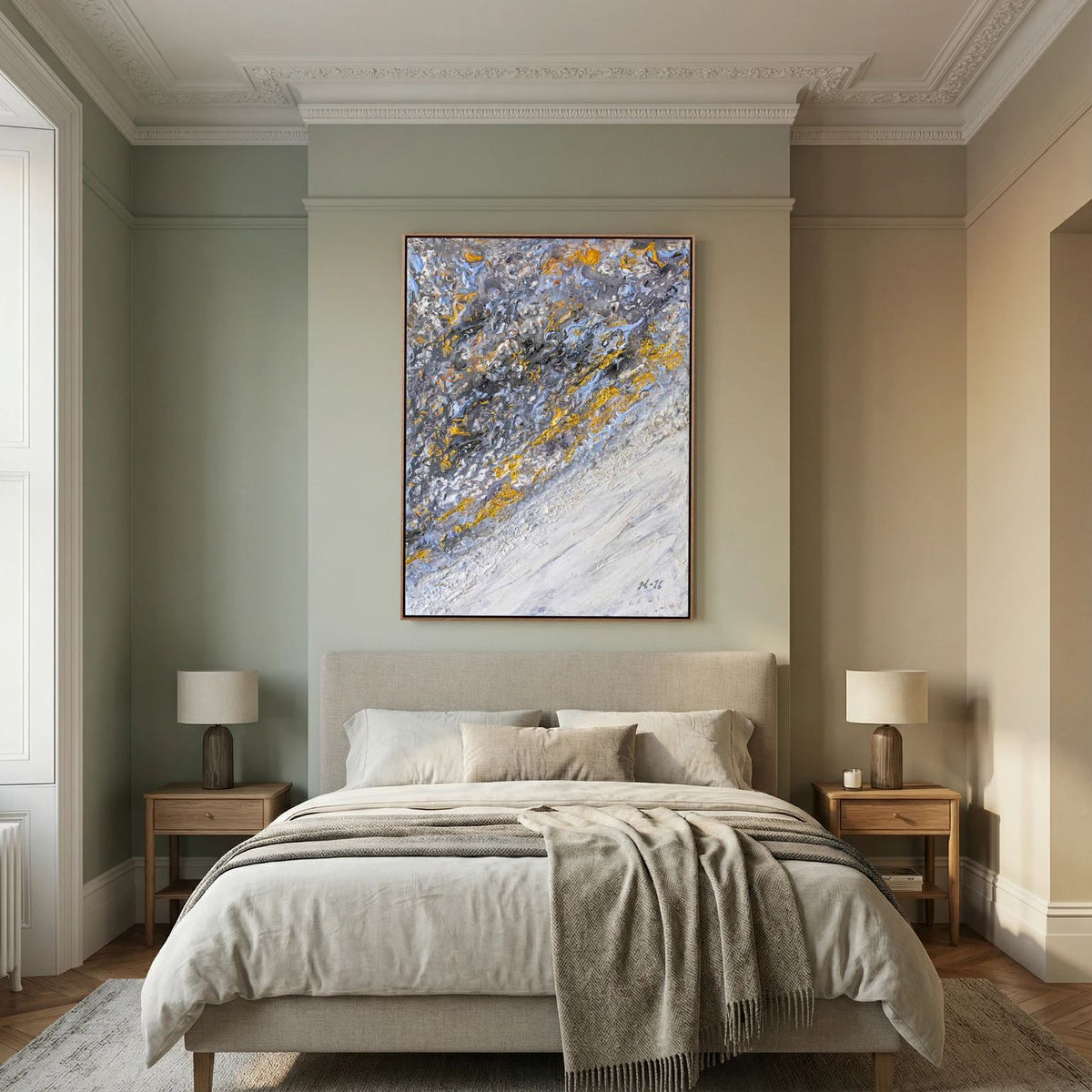 Canvas Print "Glimmering Sea Passage"