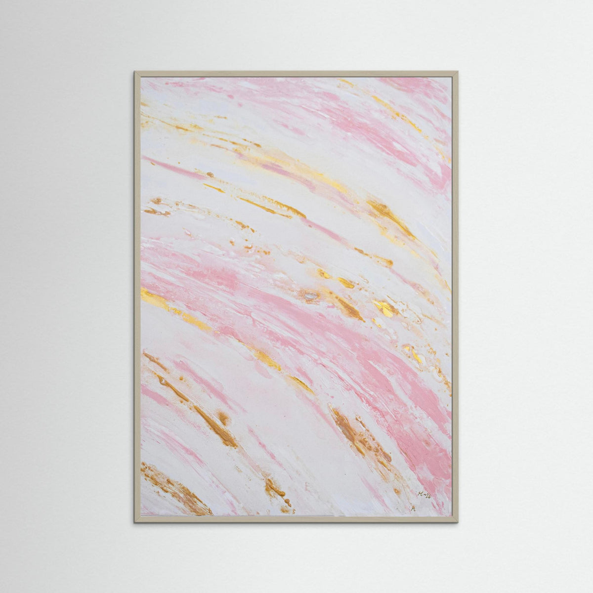 Fine Art Paper Print: "Blush Tides Piece 2"