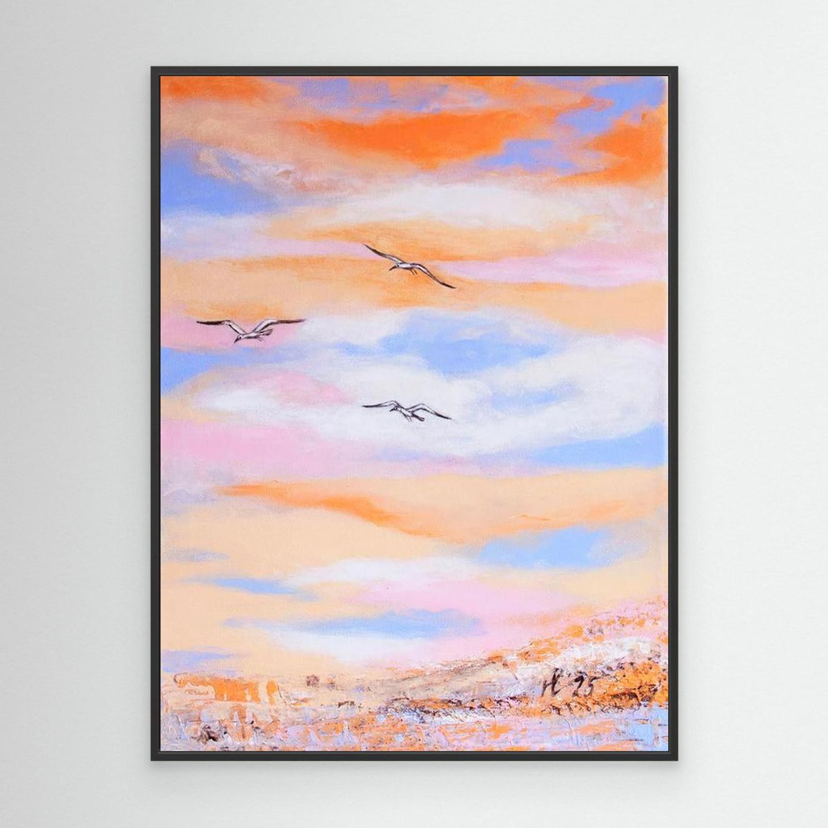 Canvas Print: "Free as a bird" Piece 2 