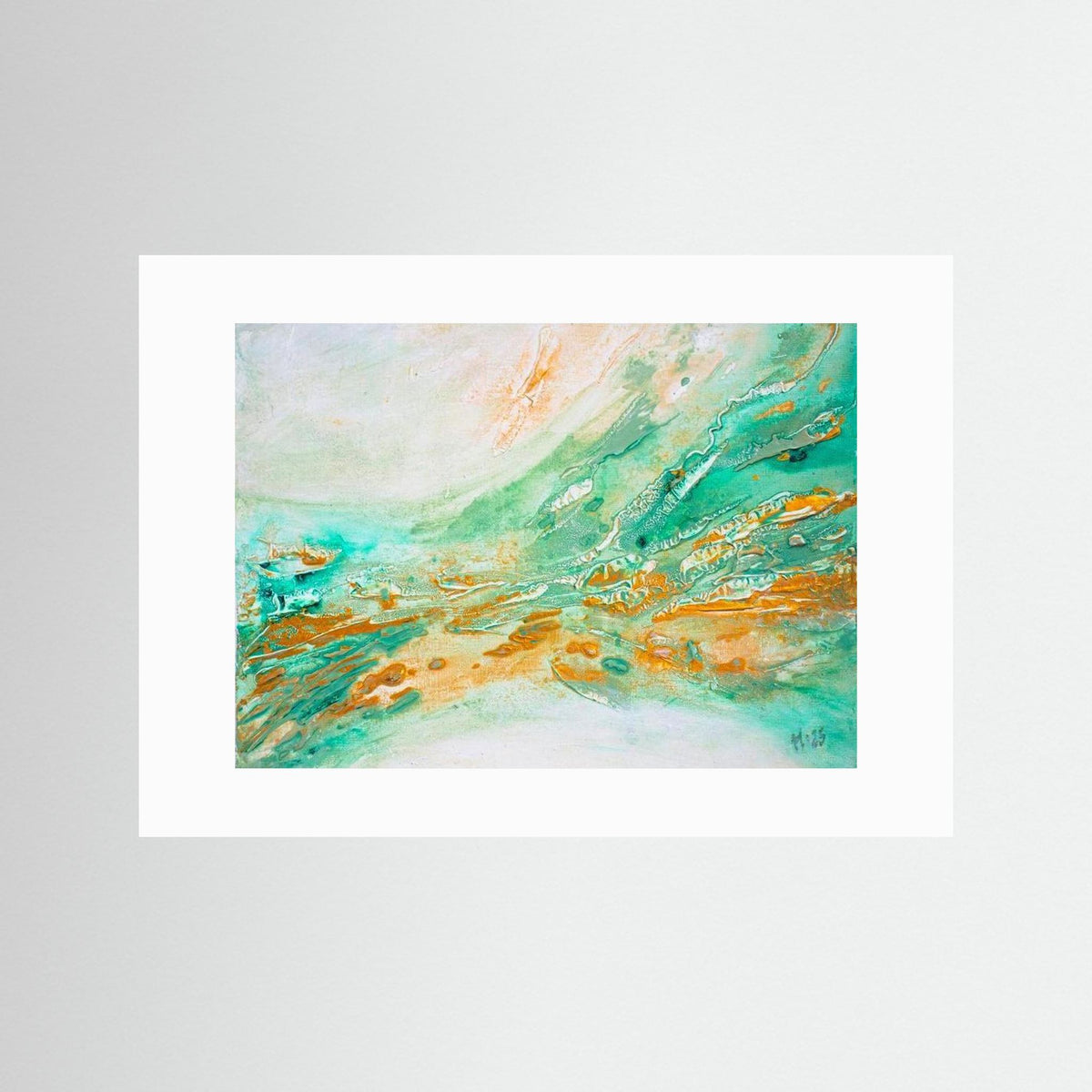 Fine Art Paper print: "Golden Current"