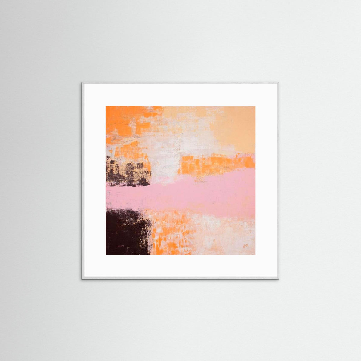 Fine Art Paper Print: "Coral Sunset"