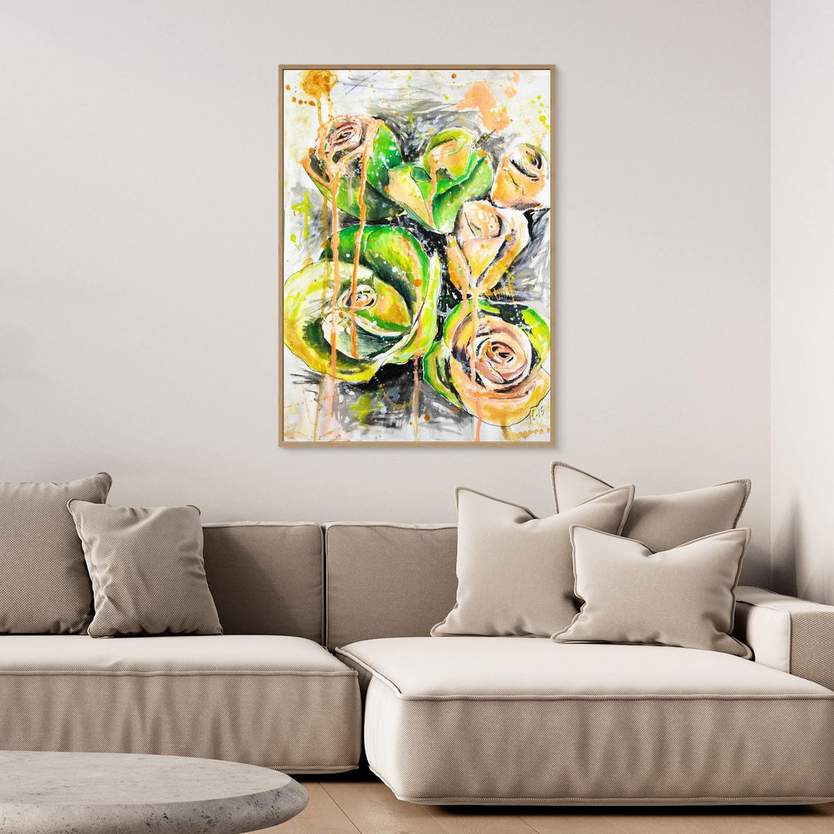 Canvas Print: " A green day"