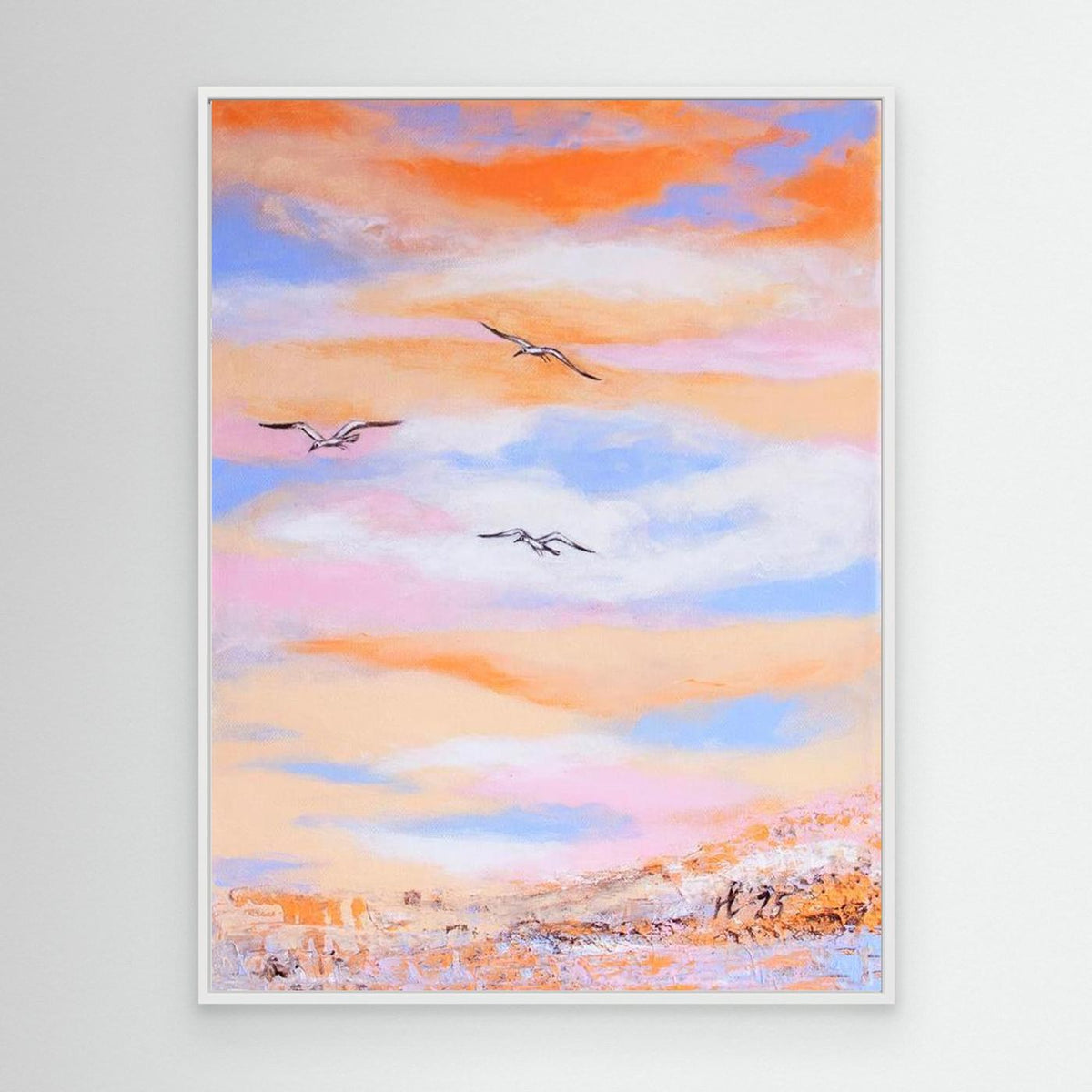 Canvas Print: "Free as a bird" Piece 2 