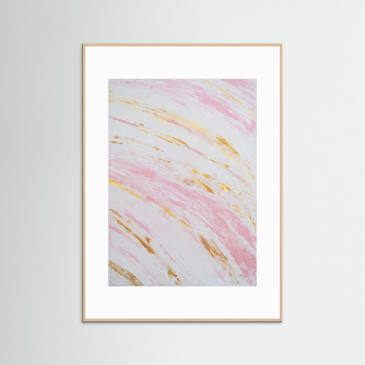 Fine Art Paper Print: "Blush Tides Piece 2"