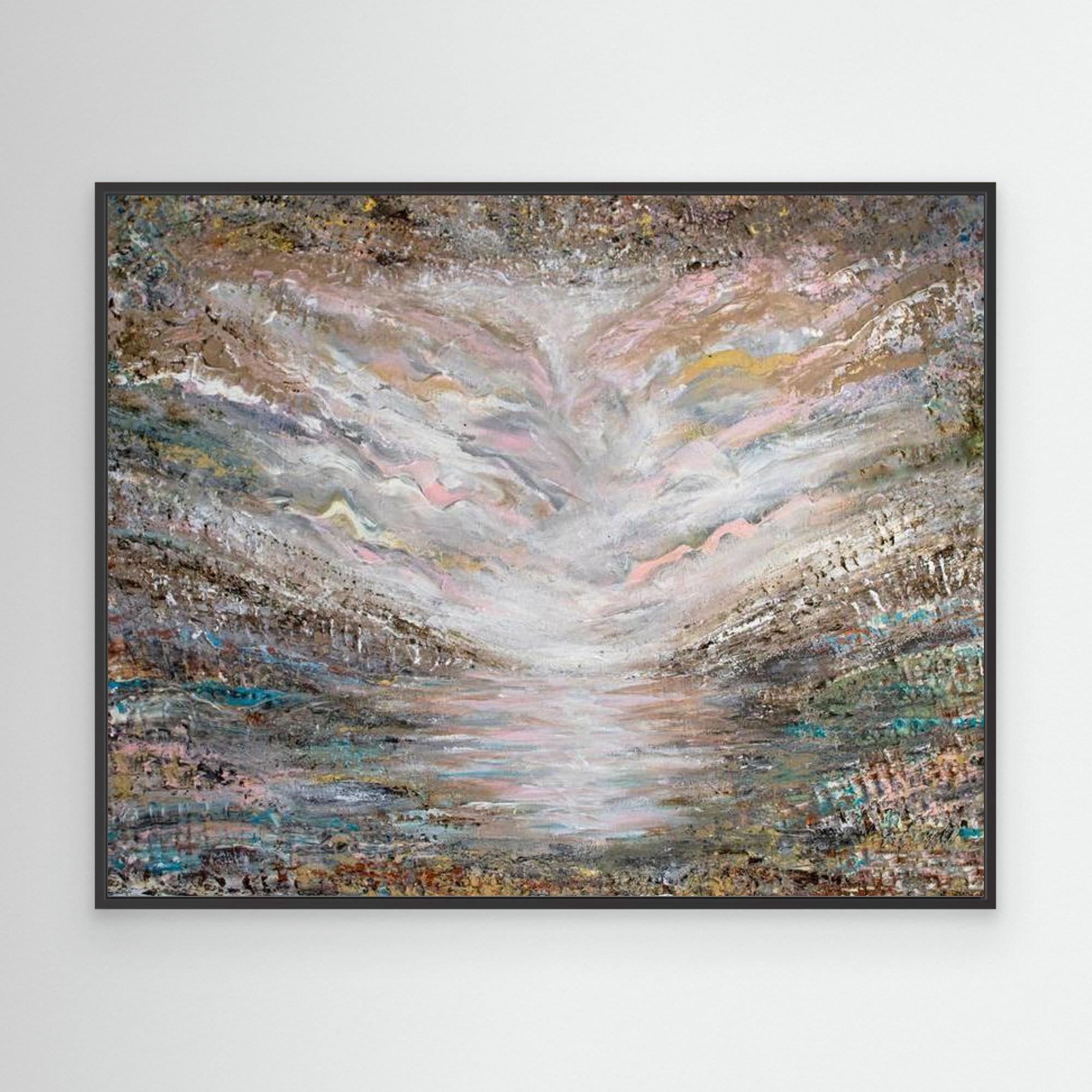 Canvas Print: "Shades of Pink"