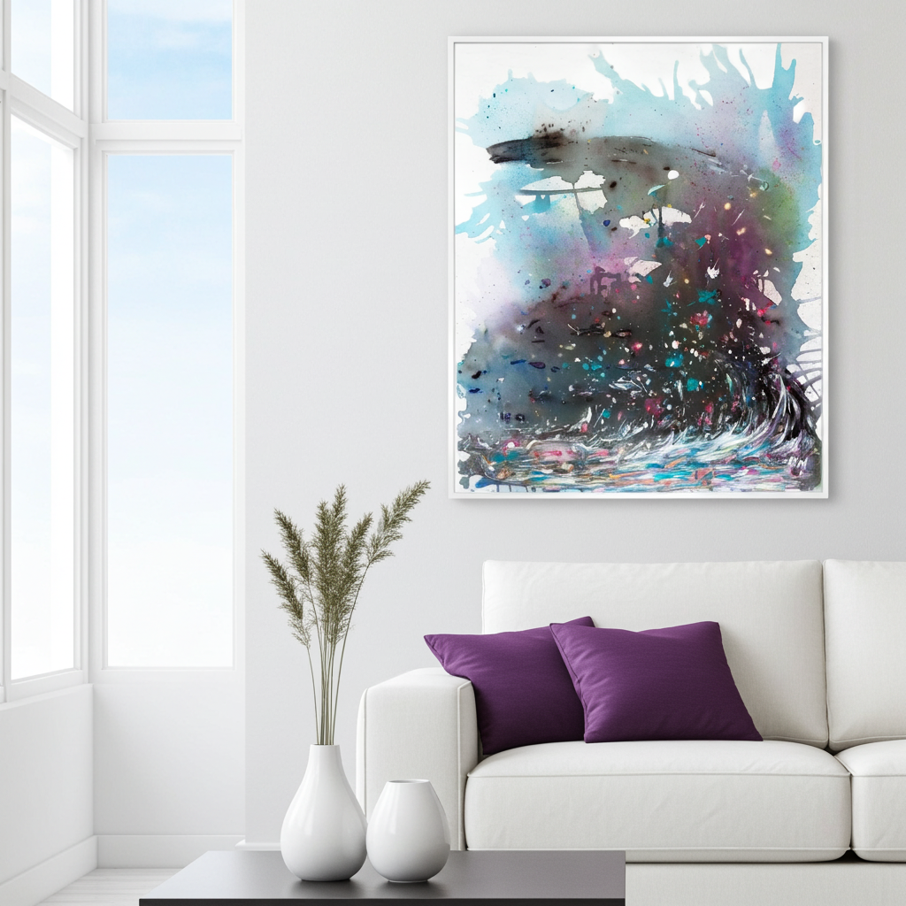 Canvastavla: "Splash"