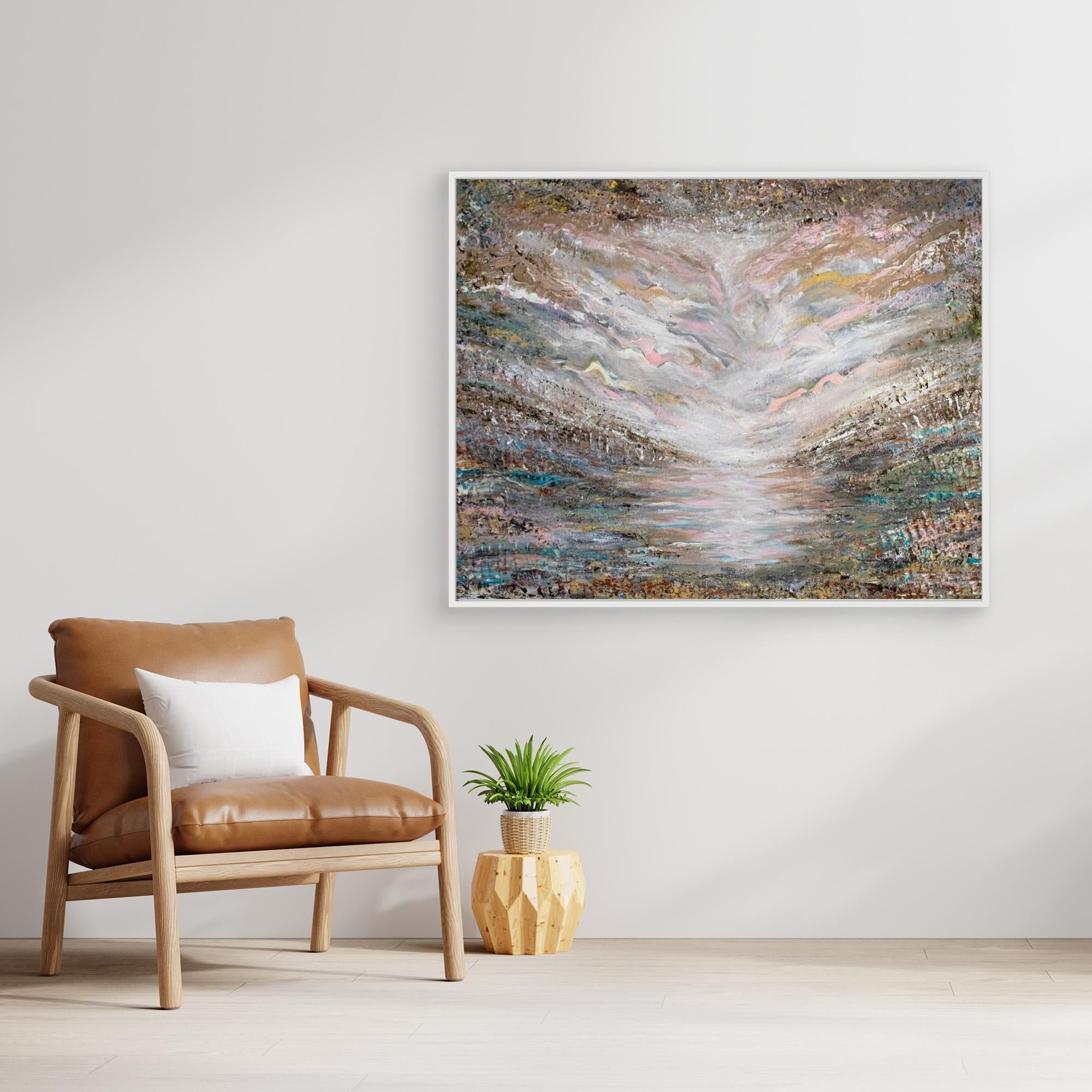 Canvas Print: "Shades of Pink"