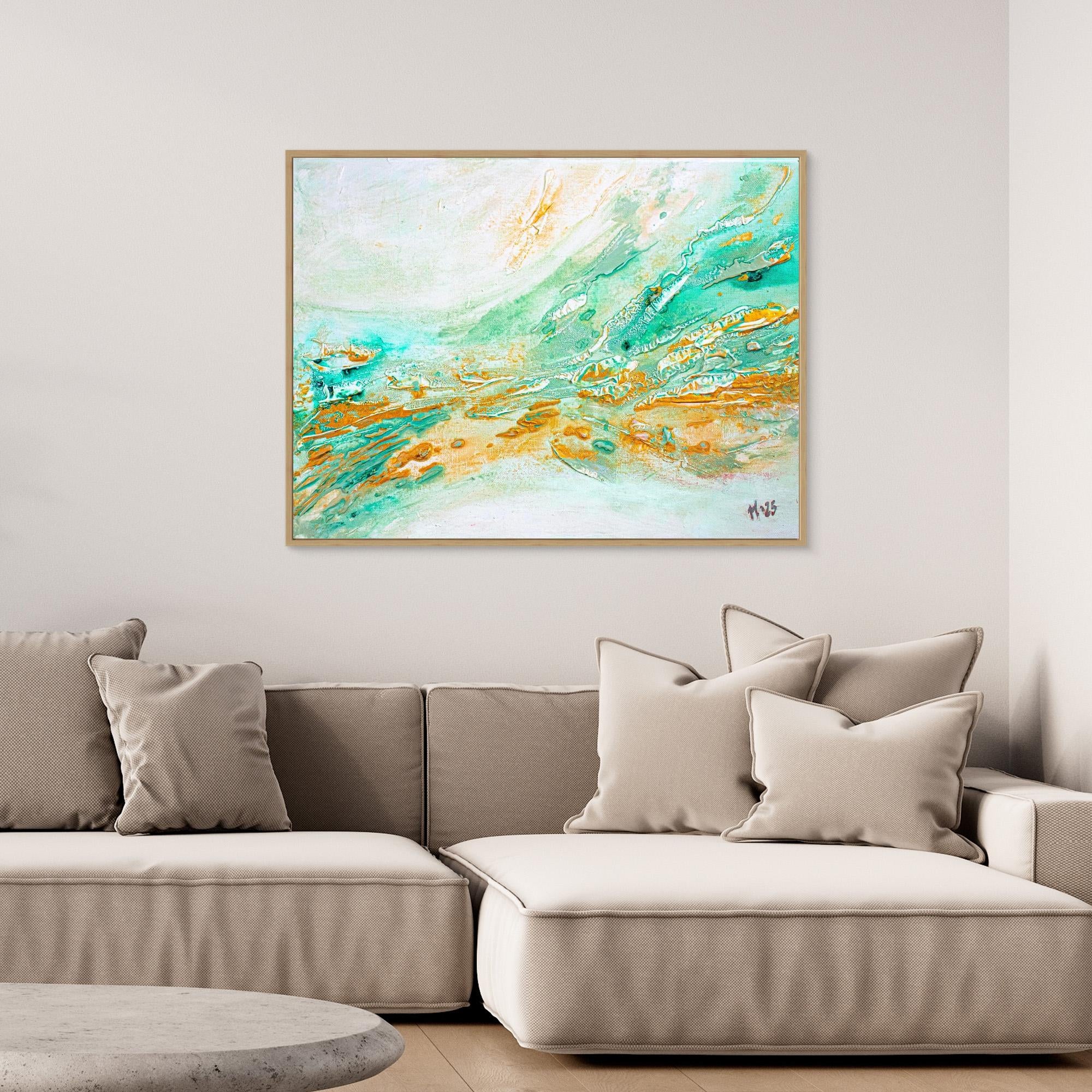Canvas Print: "Golden current"