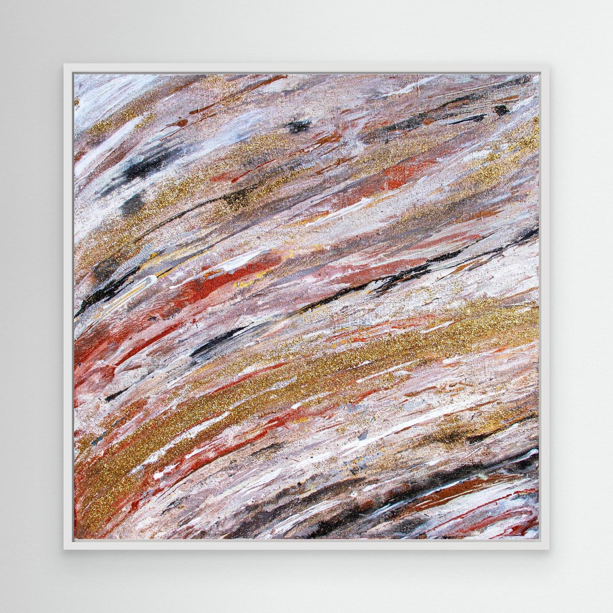 Canvas Print: " Golden wave" piece 1 