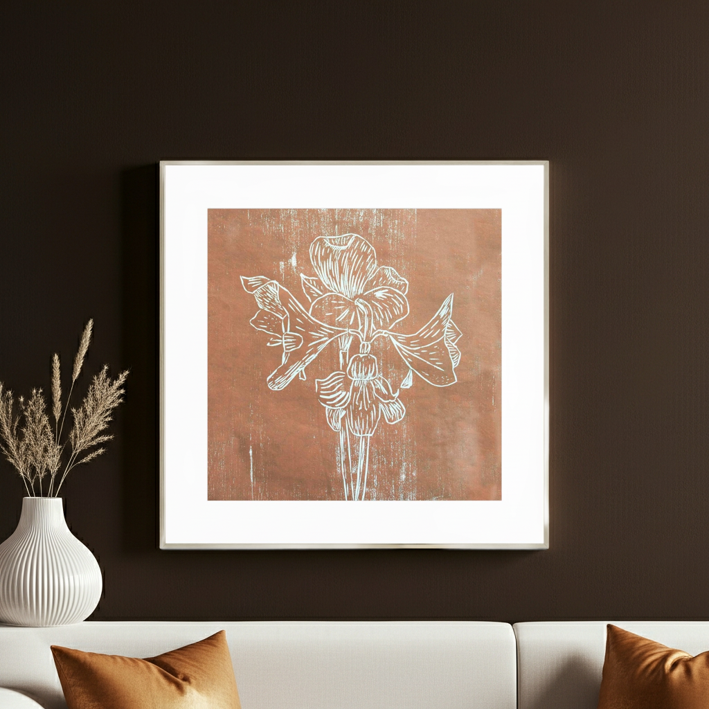 Fine Art Print: "Brun Amaryllis"