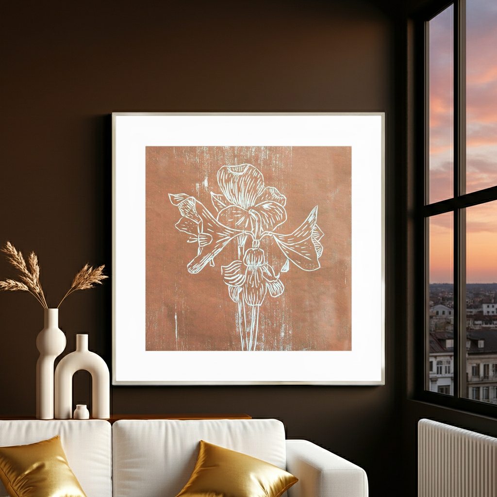 Fine Art Print: "Brun Amaryllis"