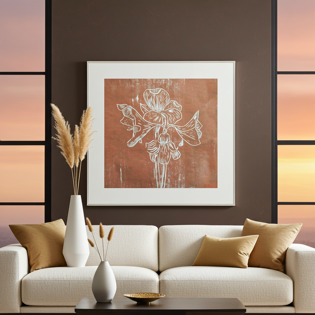 Fine Art Print: "Brun Amaryllis"