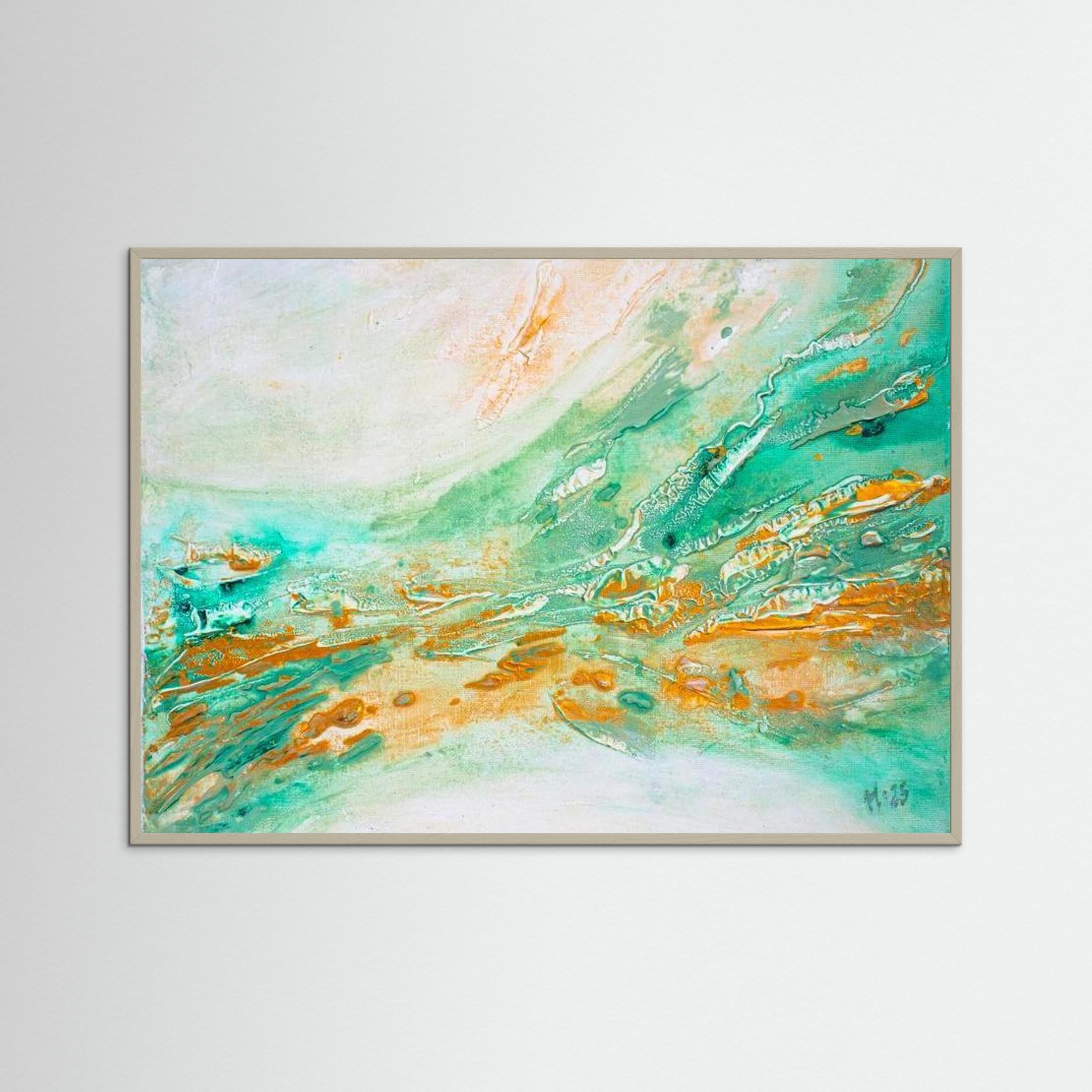 Fine Art Paper print: "Golden Current"
