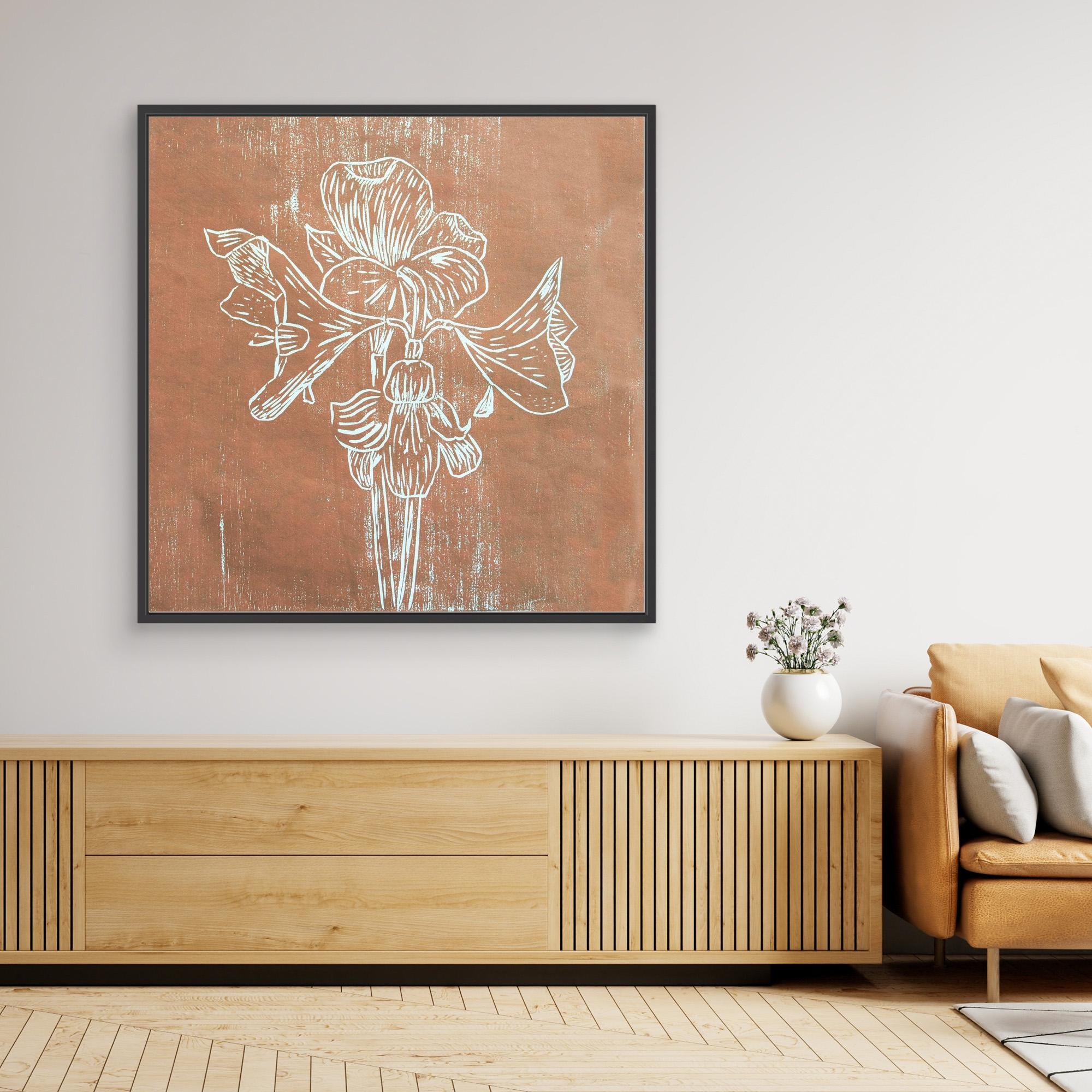 Canvas Print: "Brown Amaryllis"