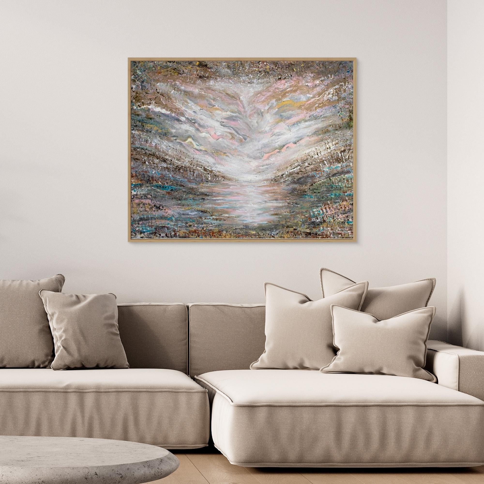 Canvas Print: "Shades of Pink"