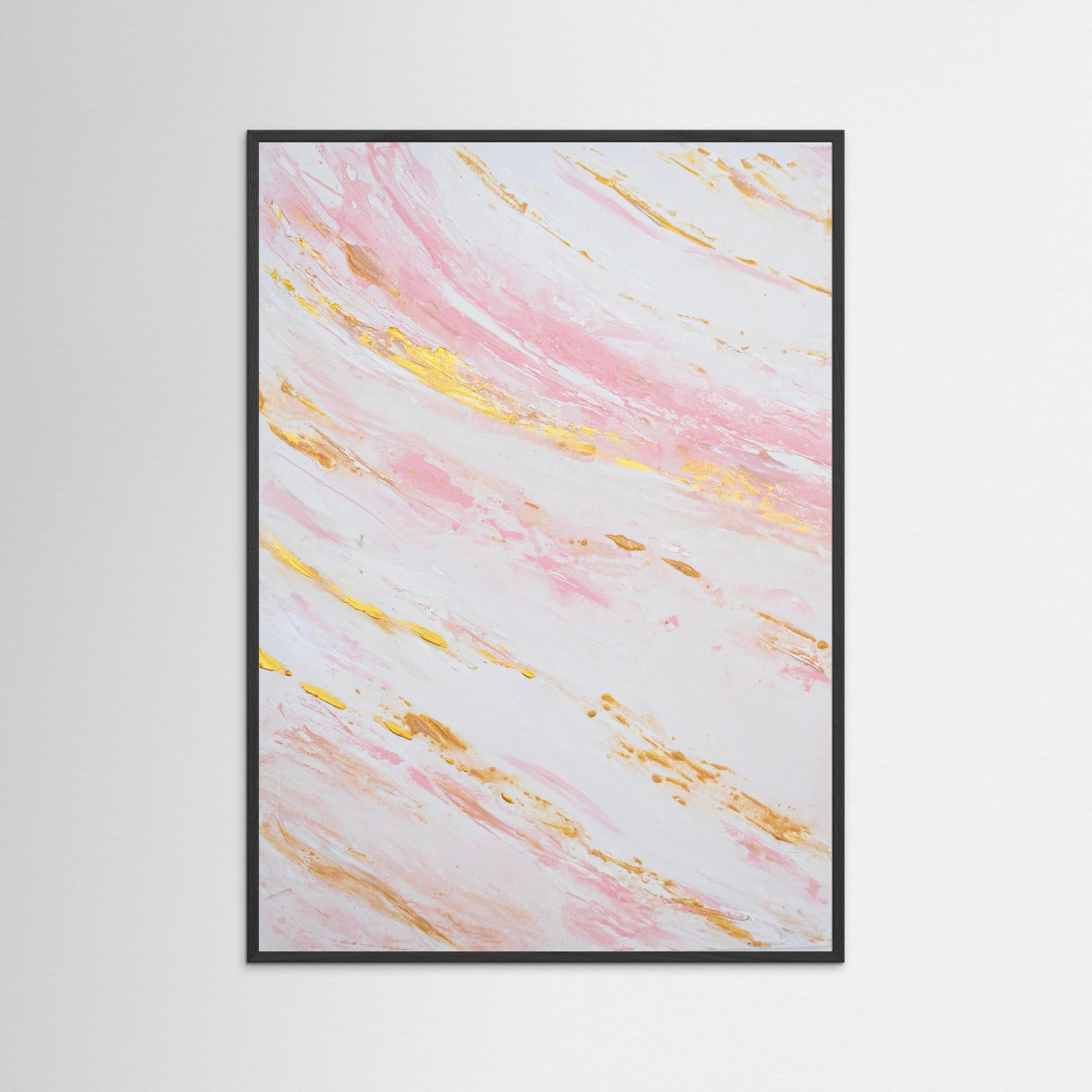 Fine Art Paper Print: "Blush Tides Piece 1"
